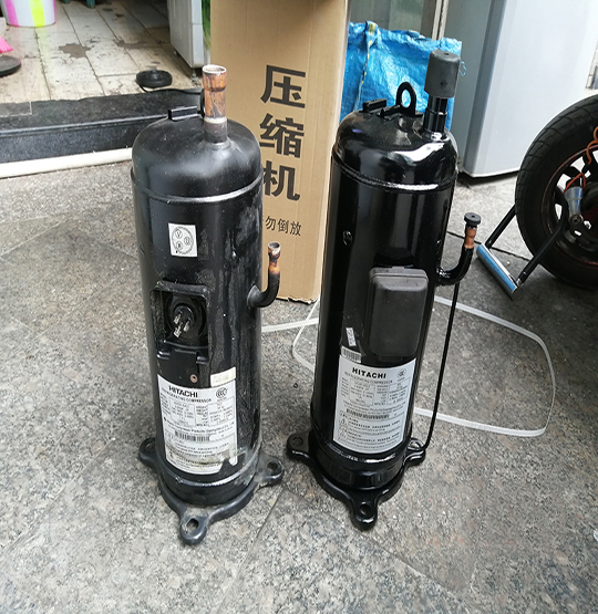 永城中央空调压缩机的更换维修